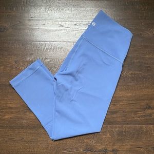 Lululemon Wunder Under Luxtreme Crop Water Drop Crop Leggings sz 6